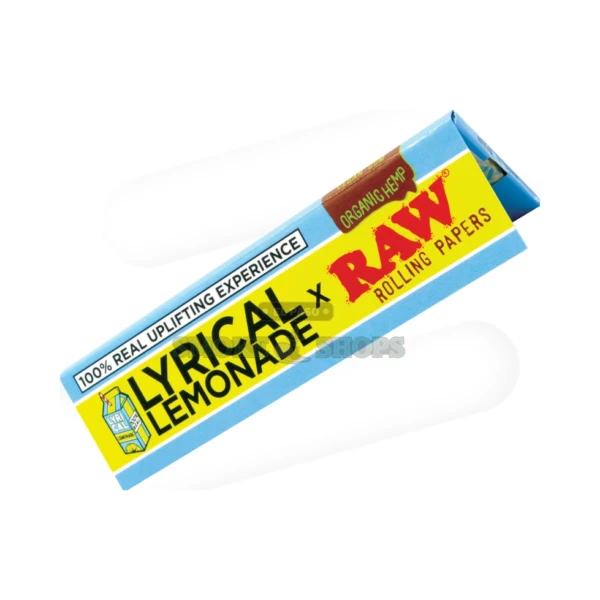RAW x Lyrical Lemonade King Size rolling papers pack in El Paso, unbleached organic hemp, 32 leaves, same-day pickup