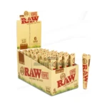RAW Organic 1 1/4 Cones in El Paso, 32-Pack Hemp Cones thumbnail