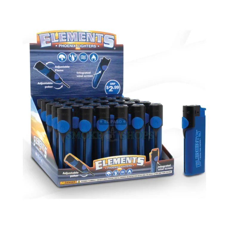 RAW Phoenix Lighter black smooth easy-grip body, refillable windproof butane lighter in El Paso, in stock for pickup