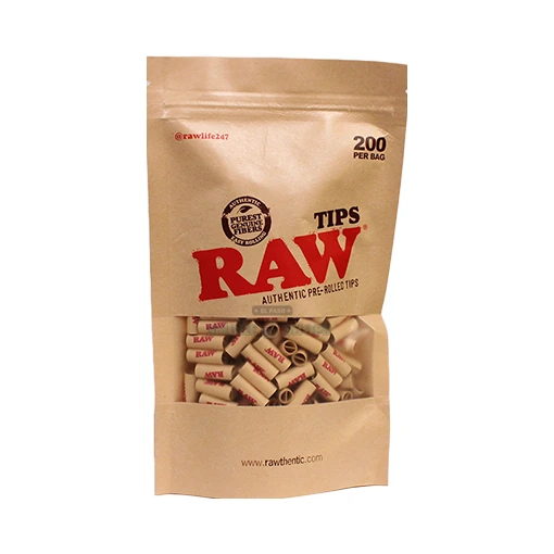 RAW Pre-Rolled Tips 200/Bag in El Paso, Same-Day Pickup