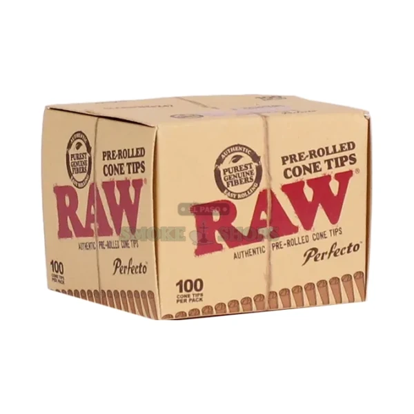 RAW Prerolled Perfecto Conical Tips 100Ct in El Paso