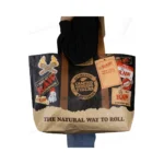 RAW Tote Bag in El Paso, Black 100% Cotton Canvas thumbnail