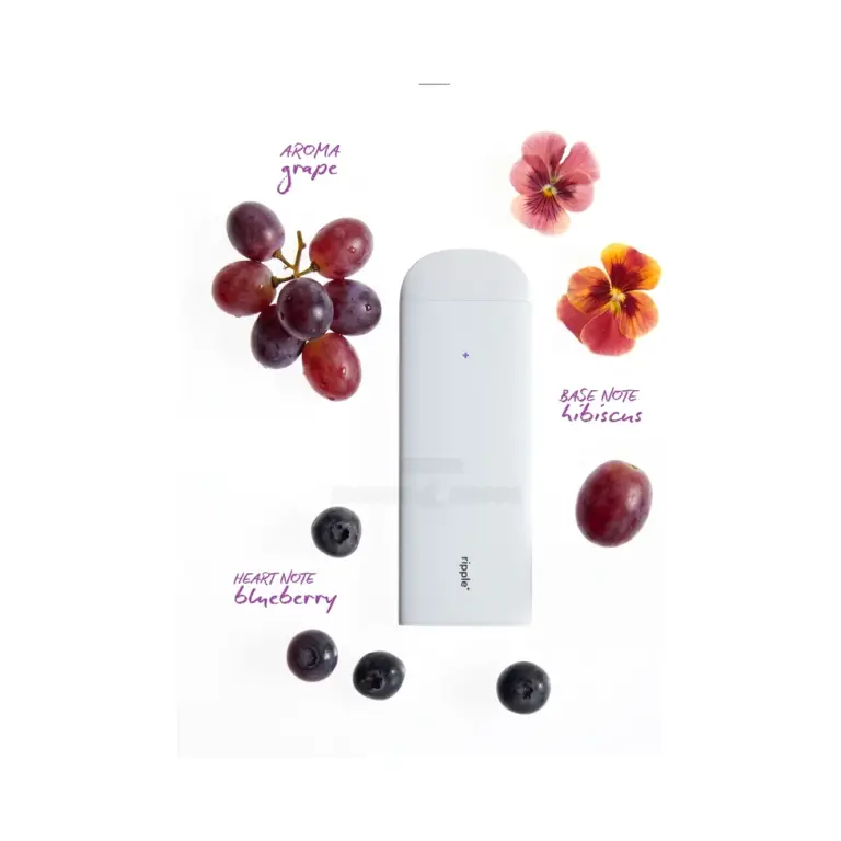 Ripple+ zero nicotine aromatherapy diffuser with 1000 puffs and ten plant-based scent blends at El Paso Smoke Shops