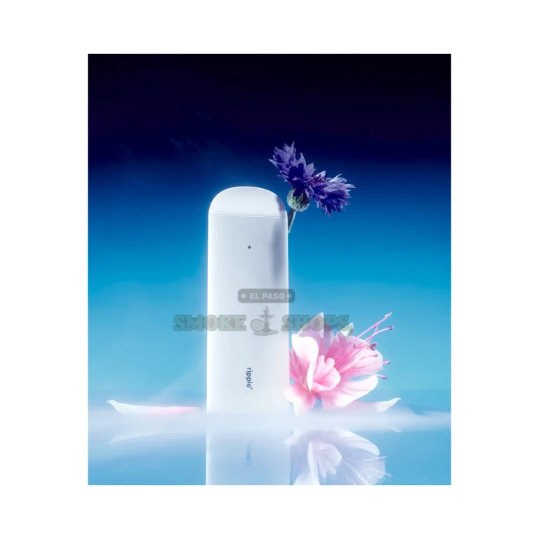 Ripple+ blackcurrant aroma diffuser close-up in El Paso, passionflower and blueberry, zero nicotine, pickup