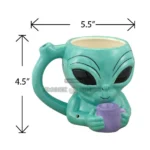 Alien Mug Ceramic Pipe by Roast & Toast in El Paso thumbnail