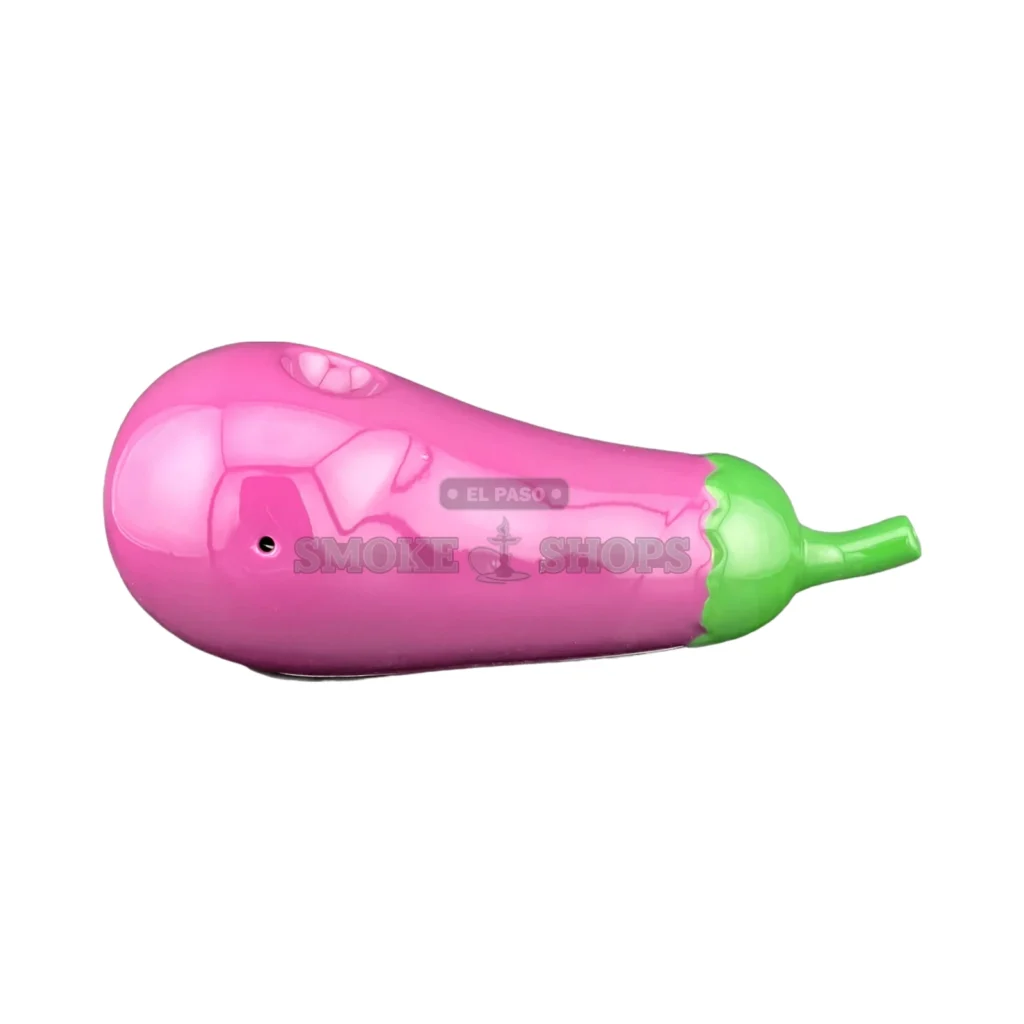 Eggplant Pipe ceramic pipe, in-store pickup at El Paso Smoke Shops