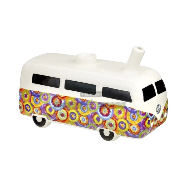 Roast & Toast Vintage Bus ceramic pipe in El Paso, retro flower burst novelty bus, same-day in-store pickup