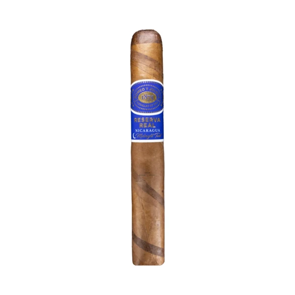 Romeo y Julieta Reserva Real Nicaragua Midnight Twisted Toro cigar in El Paso, barber-pole wrapper, same-day pickup