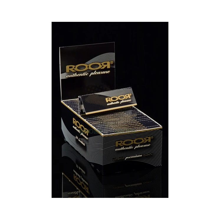 Roor 1 1/4 rolling papers in El Paso with embossed Roor logo watermark, in stock at 10 El Paso stores