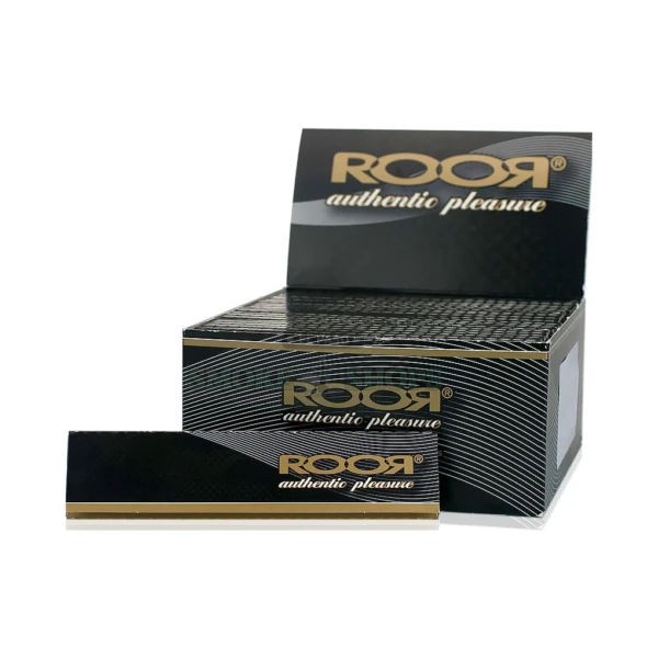 Roor Authentic Pleasure 1 1/4 rolling papers booklet in El Paso, ultra-thin hemp blend, same-day pickup