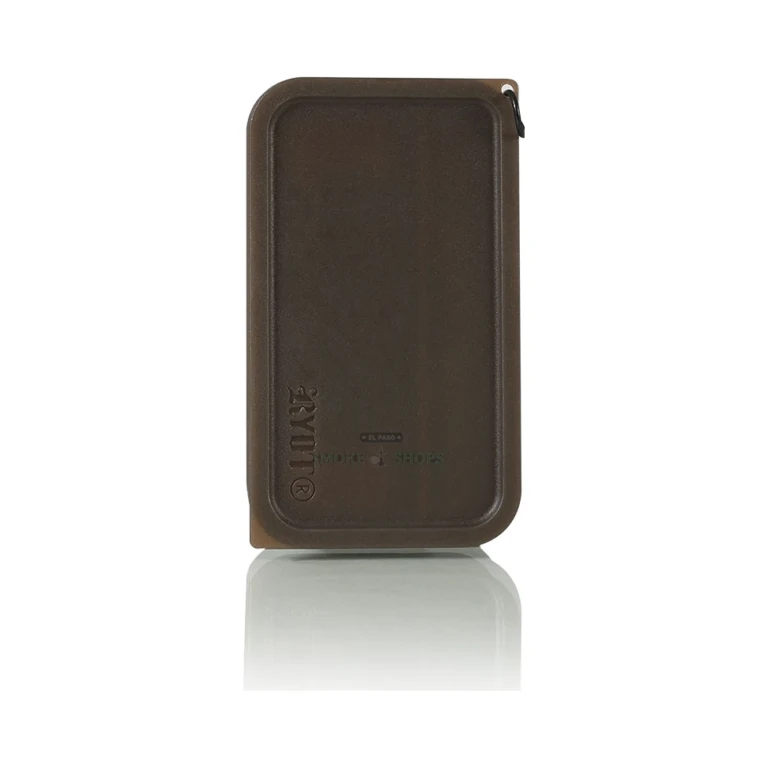 RYOT Large Safe Case in El Paso angled product shot, 4.0L smell-proof hard case with padlock-ready zipper
