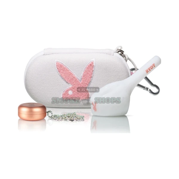RYOT Playboy Loaded HeadCase smell-proof storage case in El Paso with chenille Playboy logo, same-day pickup