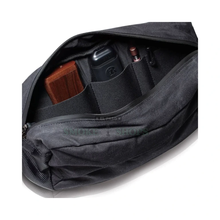 RYOT SmellSafe waist pack zip closure detail in El Paso, smell-proof carbon-lined storage, pick up today