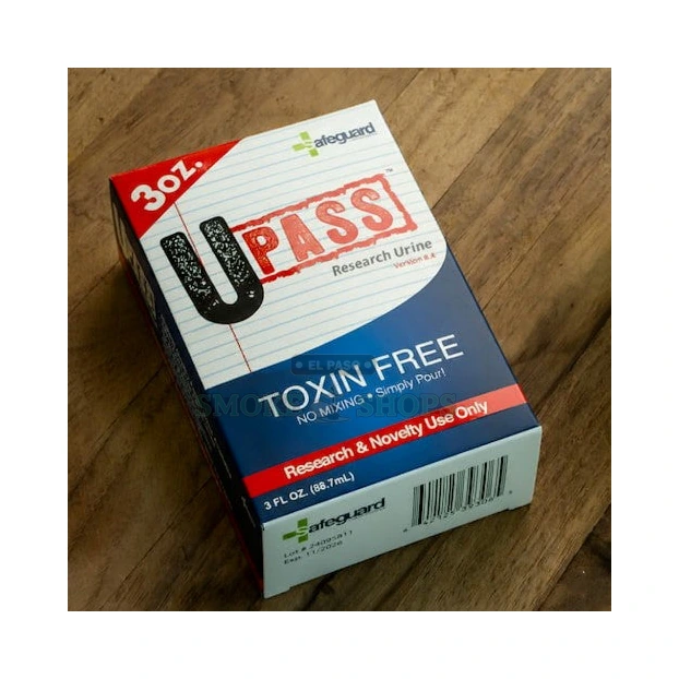 Safeguard U-Pass 3 oz pre-mixed novelty bottle with temperature strip in El Paso, unisex kit, same-day pickup
