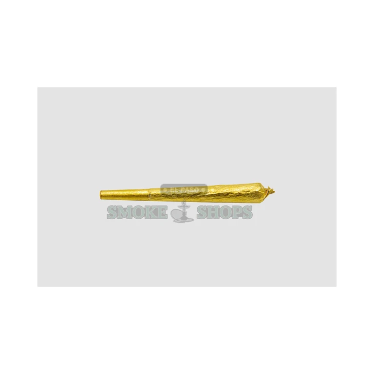 Shine 24K gold rolling papers gold sheet in El Paso, King Size 53mm x 100mm, Certificate of Authenticity