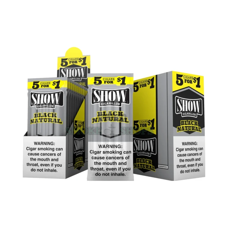 Show Cigarillos Black Natural at El Paso Smoke Shop, in stock near me for same-day pickup