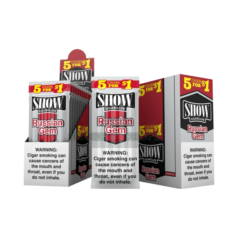 Show Cigarillos Russian Gem at El Paso Smoke Shop, in stock near me for same-day pickup