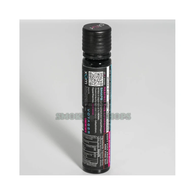 Shrum Plur 1oz Shot black cylinder vial in El Paso, 100mg 5-MAPB single serving, reserve in store