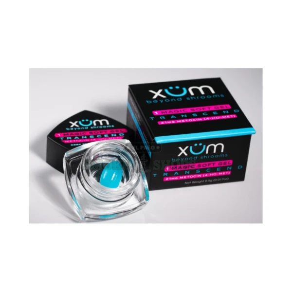 Shrum XUM Transcend Metocin 7x capsule in El Paso, single 21 mg vegan soft gel jar, same-day pickup today