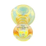 Silver Dwarf Glass Spoon Hand Pipe thumbnail