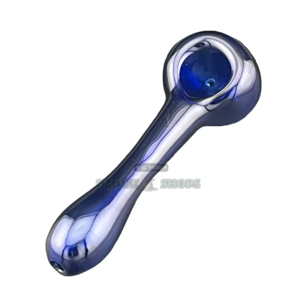 Simple Colored Glass Spoon Hand Pipe