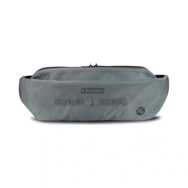 Skunk Drifter Crossbody Big DRM smell-proof bag in El Paso, black, activated-carbon lined, front view