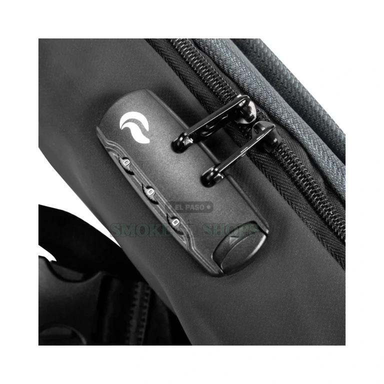 Skunk Drifter Crossbody smell-proof bag interior in El Paso, activated carbon lining keeps gear fresh and private