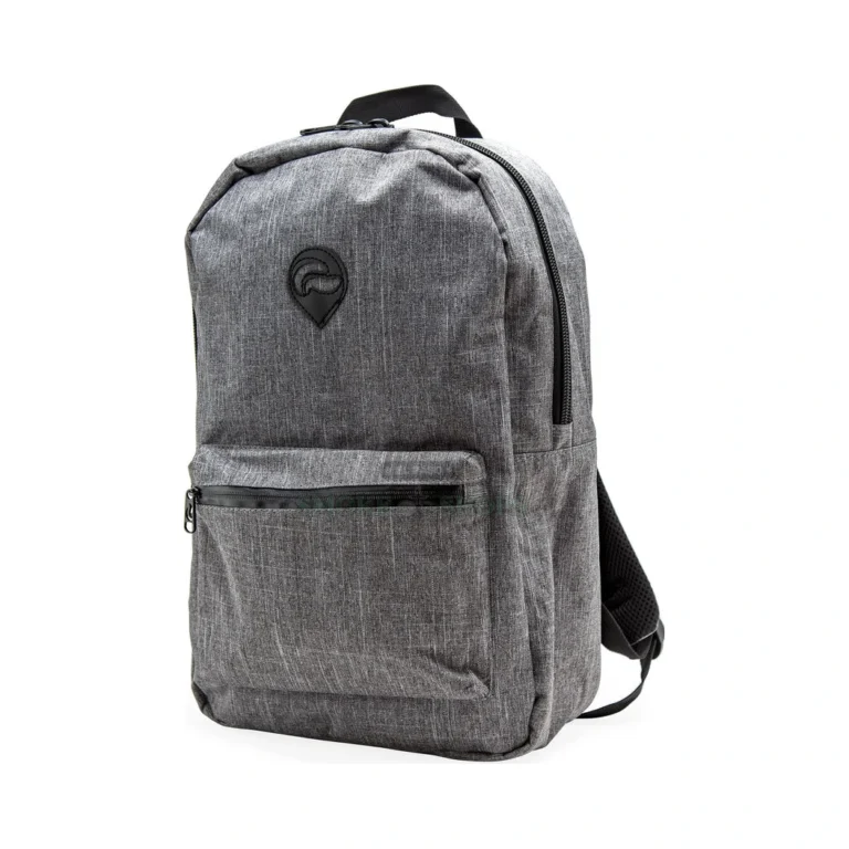 Skunk Element backpack interior in El Paso showing carbon-lined main compartment and combo lock, same-day pickup