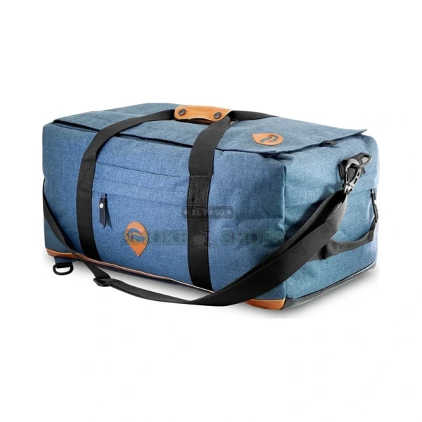Hybrid Duffel/Backpack (CBD) Skunk Navy/Leather at El Paso Smoke Shop, in stock near me for same-day pickup