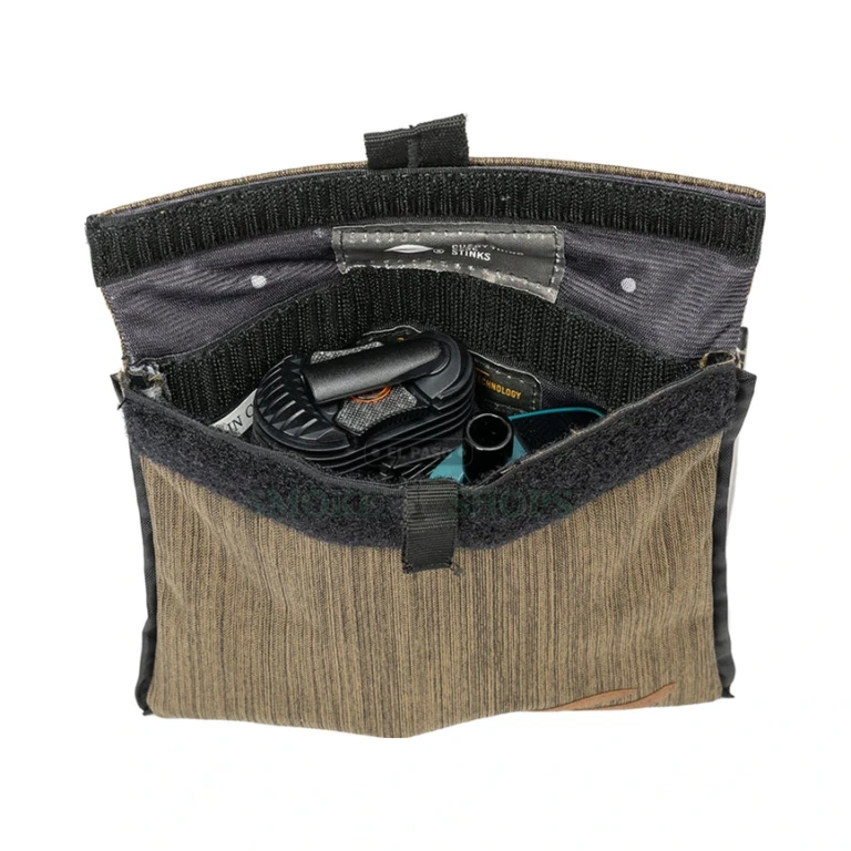 Skunk Mr Slick MS2 smell-proof pouch interior lining in El Paso, activated carbon keeps contents fresh