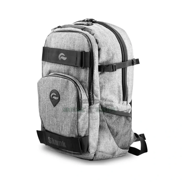 Skunk Nomad smell-proof backpack interior in El Paso, activated carbon lining and 4 compartments, same-day pickup