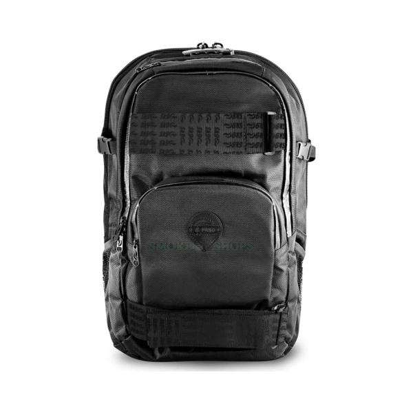 Skunk Nomad smell-proof backpack in El Paso, SK9 carbon lined travel pack with laptop sleeve and combo lock
