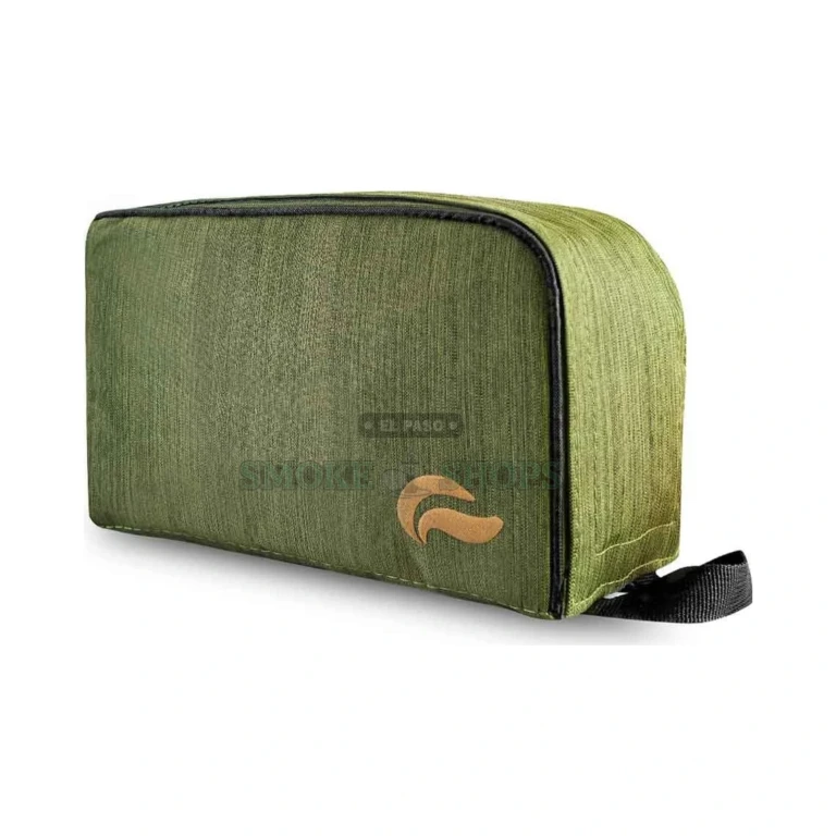 Skunk Travel Pack Medium TP2 smell-proof case detail in El Paso, SK9 carbon lining, key loop strap