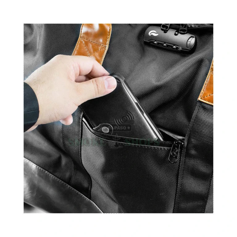 Skunk Weekender duffle lock detail in El Paso, lockable smell-proof weekend bag, same-day in-store pickup