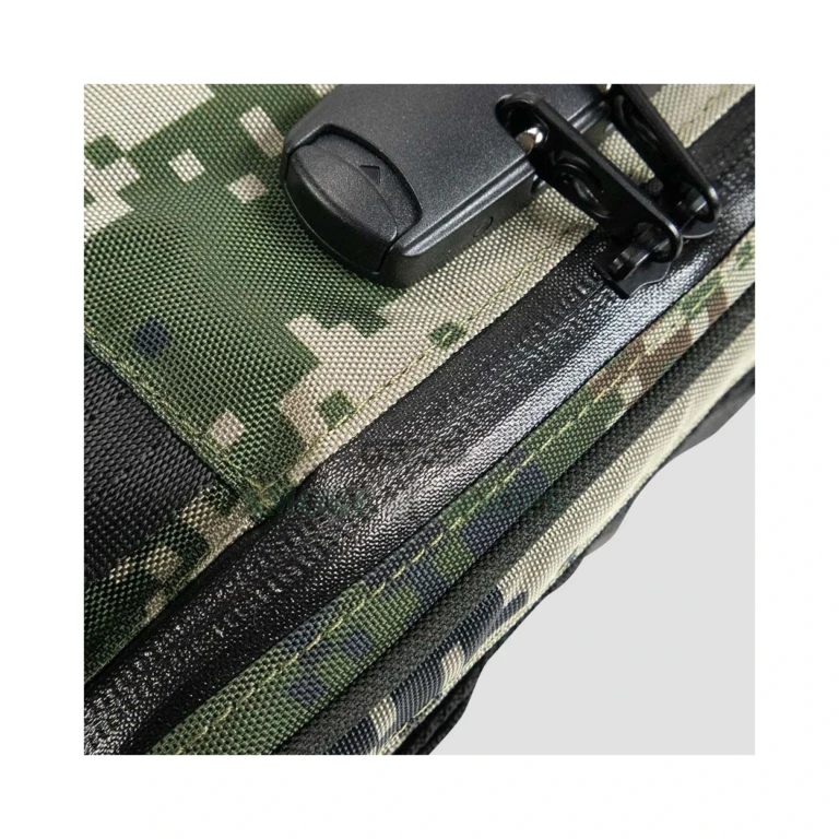 Skunk Wingman Medium WG1 hard case in El Paso, top view of zipper and SK9 carbon-lined odor-control bag