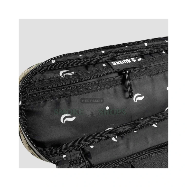 Skunk Wingman Medium WG1 smell-proof pouch in El Paso, padded nylon build held in hand for size, pick up today