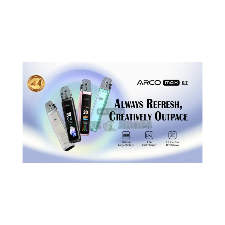 SMOK Arco Max refillable 2mL pod in El Paso with magnetic side-fill connection, same-day pickup at 10 stores