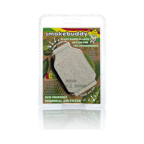 SmokeBuddy Eco Jr. personal air filter in El Paso, plant-based exhale-through smoke and odor filter