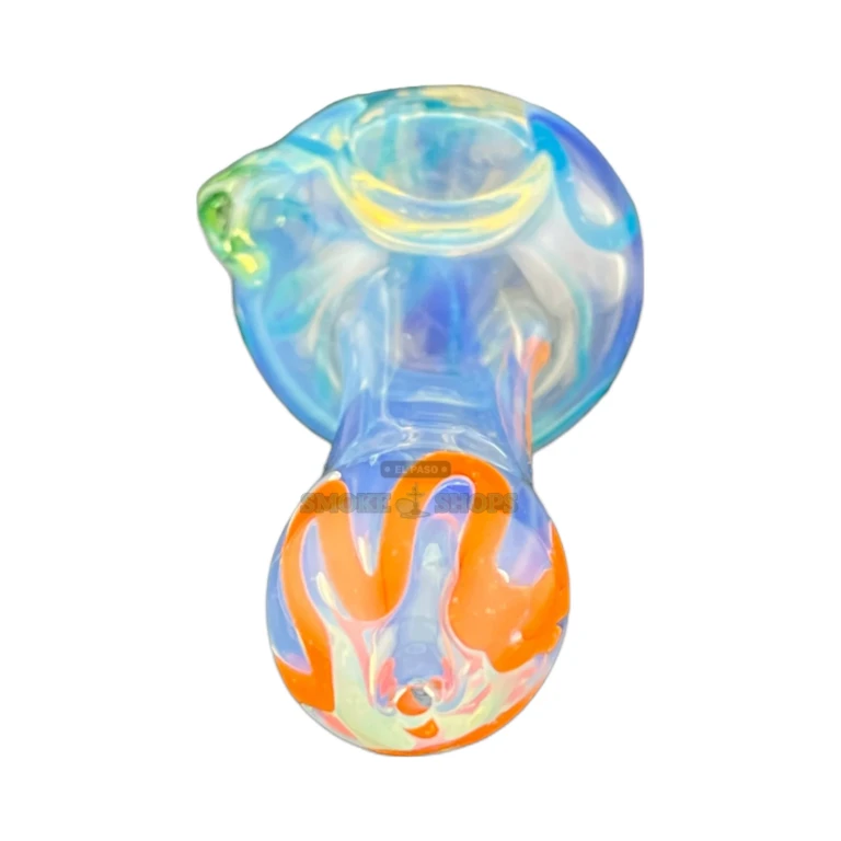 Smokey Squigs glass spoon pipe bowl close-up in El Paso, deep 18 mm bowl for tobacco use, El Paso