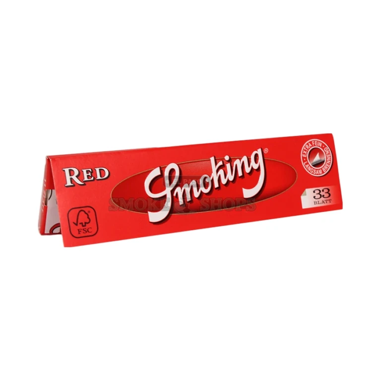 Smoking De Luxe King Size rolling papers in El Paso, 108 x 44 mm thin leaves, watermark, same-day pickup
