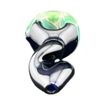Spore Head Glass Spoon Hand Pipe thumbnail
