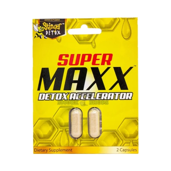 Stinger Detox Super Maxx Detox Accelerator capsules 2-pack blister in El Paso, vegan Non-GMO cleanse supplement