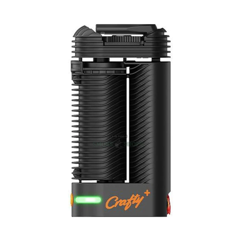 Crafty+ dry herb vaporizer cross-section in El Paso showing heating element, airflow, and Li-ion battery