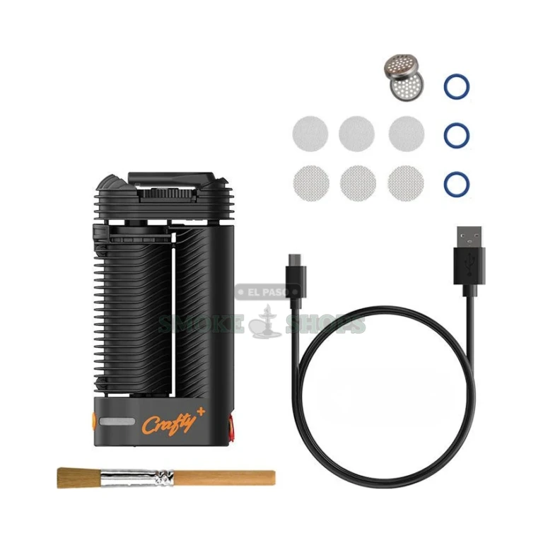 Crafty+ portable vaporizer LED indicator and one button in El Paso, three preset dry herb temperatures