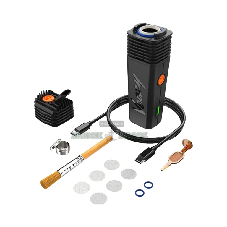 Alluring Black Storz & Bickel Veazy vaporizer in El Paso, hybrid convection conduction heating, 21+ pickup
