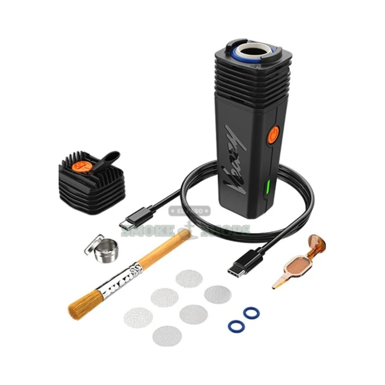 Storz & Bickel Veazy mouthpiece and ceramic chamber close-up in El Paso, dry herb vaporizer, same-day pickup