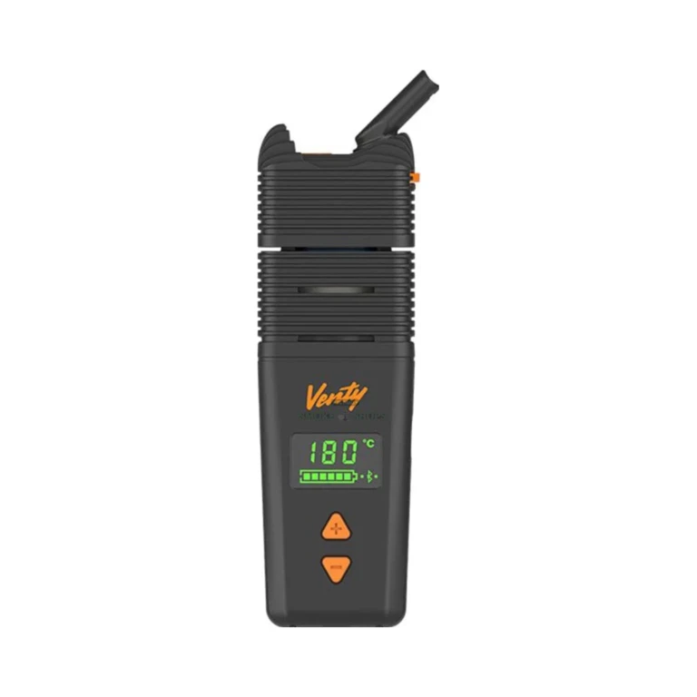 Storz & Bickel Venty portable vaporizer side view in El Paso, adjustable airflow wheel, same-day pickup today