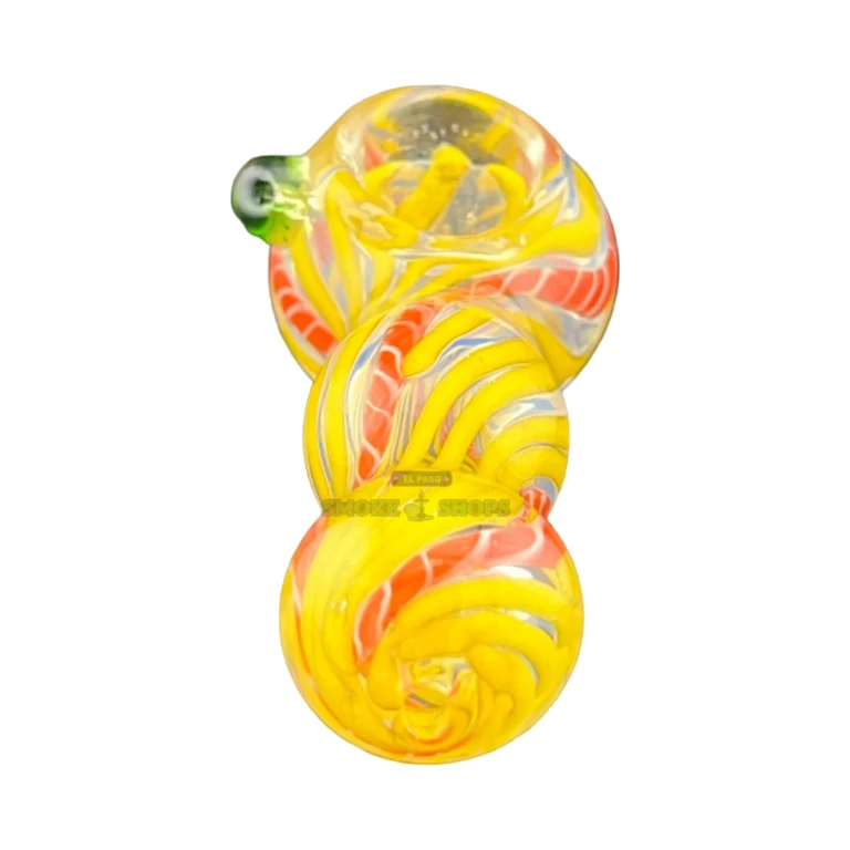 Stuck In The Middle glass spoon bowl close-up in El Paso, 16 mm bowl for tobacco use, El Paso Smoke Shops