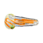 Sunrise Swirl Glass Spoon Hand Pipe thumbnail