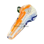 Sunrise Swirl Glass Spoon Hand Pipe thumbnail